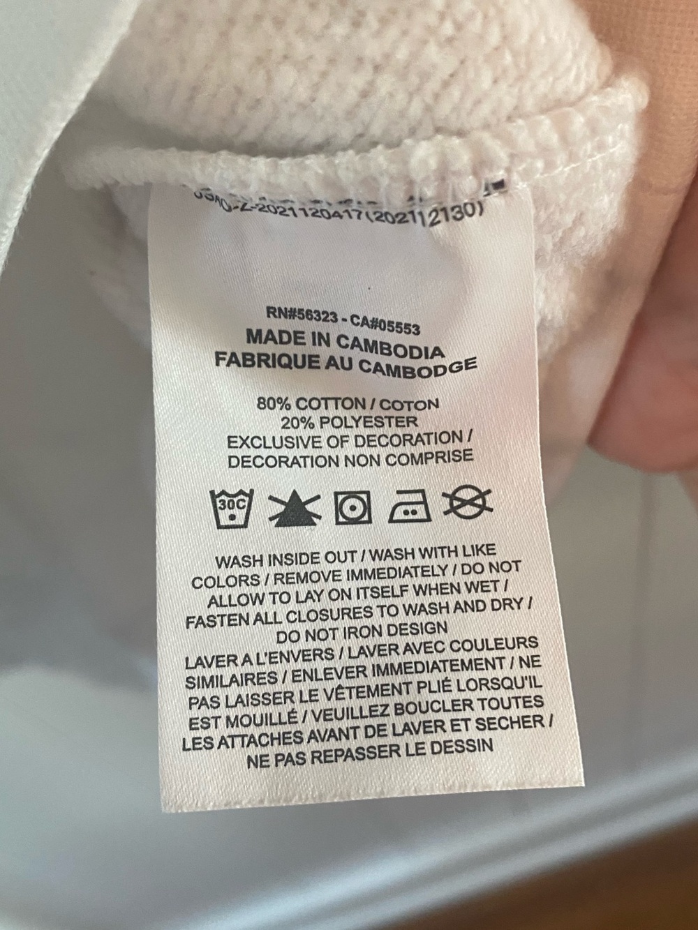 Nike White Quarter Zip Sweatshirt - Picture 4 of 6